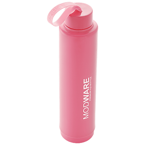 Modware Kool Kammander Insulated Bottle - Pink, Leak Proof, Retains Temperature & Freshness, 600 ml  