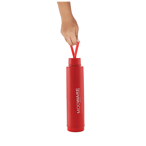 Modware Kool Kammander Insulated Botttle - Red, Leak Proof, Retains Temperature & Freshness, 1 L  