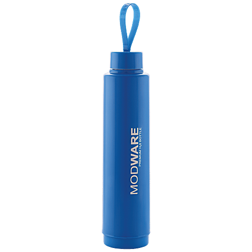 Modware Kool Kammander Insulated Bottle - Blue, Leak Proof, Retains Temperature & Freshness, 1 L  
