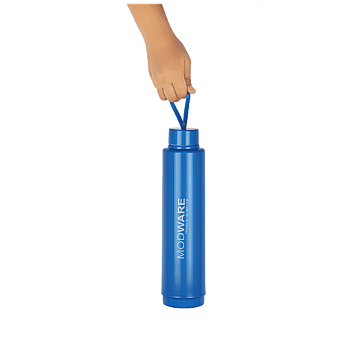 Modware Kool Kammander Insulated Bottle - Blue, Leak Proof, Retains Temperature & Freshness, 1 L  