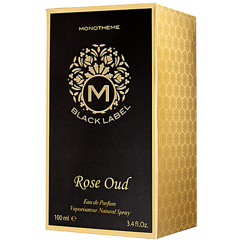 Monotheme Black Label Eau De Perfume - Rose Oud, Long-Lasting Fragrance, 100 ml  