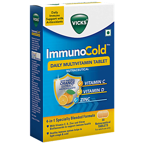 Buy Vicks ImmunoCold Daily Multi Vitamin Tablets, Supports Immune
