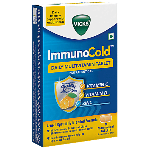 Buy Vicks ImmunoCold Daily Multi Vitamin Tablets, Supports Immune