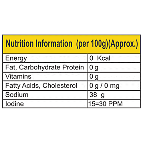 TABLE TOP Refined Iodised Salt - Rich In Iron, 500 g  