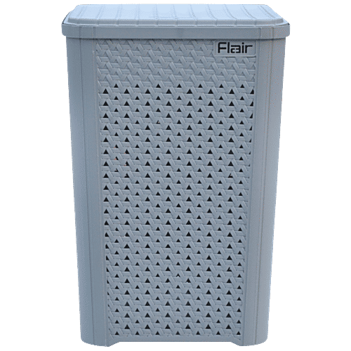 Buy Flair Plastics Ultrahome Laundry Basket Knit Design Pattern