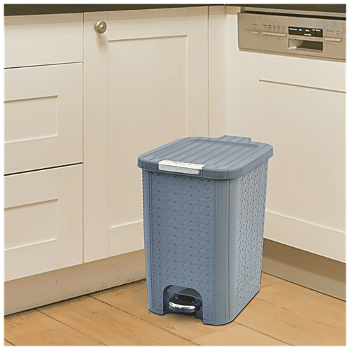 Buy Flair Plastics Ultrahome Pedal Bin Knit Design Pattern, With