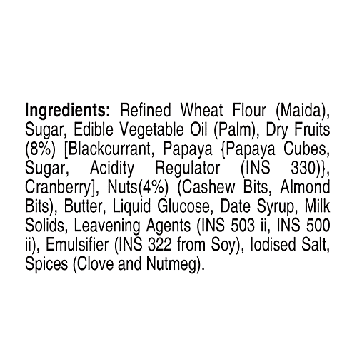 Buy UNIBIC Fruit & Nut Cookies Zero Cholesterol & No Trans Fat Online at Best Price of Rs 85.