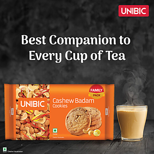 Unibic Cashew Badam Cookies, 270 g (4 x 67.5 g)