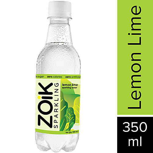 Buy Zoik Sparkling Water Lemon Flavoured, Sugar Free, Zero Calories