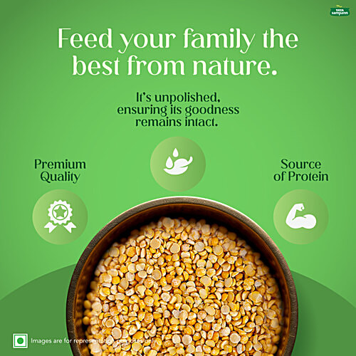 Tata Sampann Unpolished Toor Dal/Arhar Dal, 5 kg  