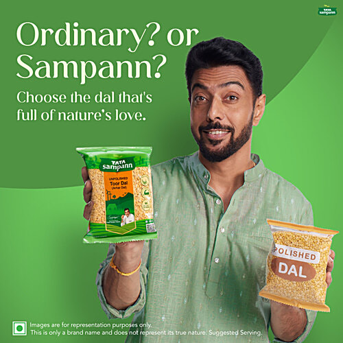 Tata Sampann Unpolished Toor Dal/Arhar Dal, 5 kg  