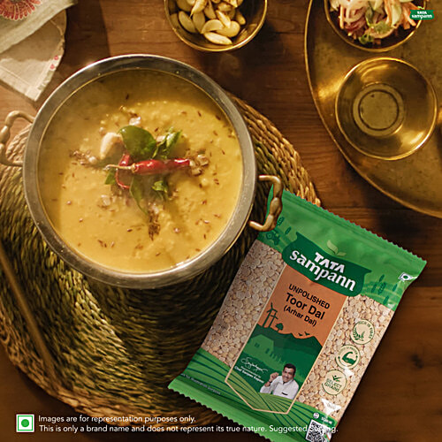 Tata Sampann Unpolished Toor Dal/Arhar Dal, 5 kg  