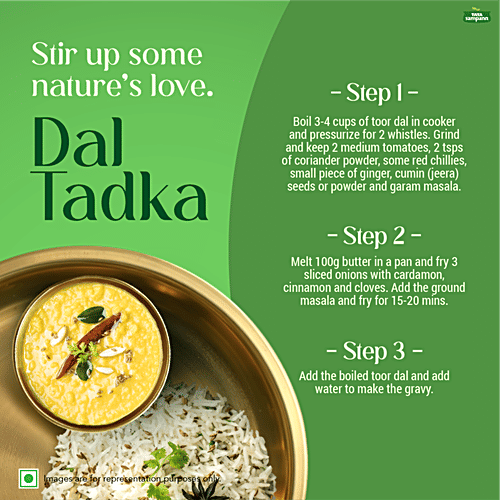 Tata Sampann Unpolished Toor Dal/Arhar Dal, 5 kg  