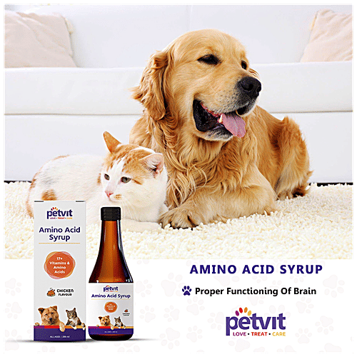 Buy Petvit Amino Acid Syrup For Dogs & Cats, All Ages, Chicken
