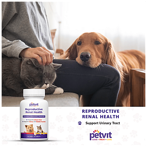 Buy Petvit Reproductive Renal Health Tablets Supports Urinary Tracts