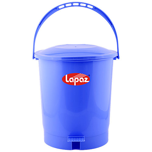 Buy Lapaz Pedal Dustbin Light Blue, High Quality Plastic, Sturdy