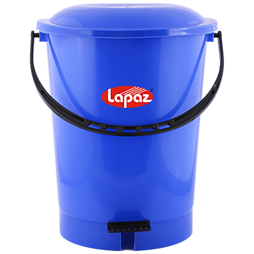 Buy Lapaz Pedal Dustbin Blue, High Quality Plastic, Sturdy, Durable Online at Best Price of Rs
