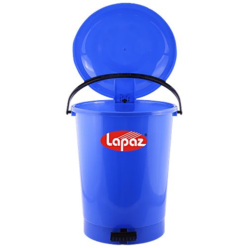 Buy Lapaz Pedal Dustbin Blue, High Quality Plastic, Sturdy, Durable Online at Best Price of Rs