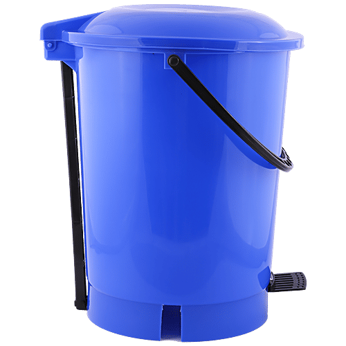 Buy Lapaz Pedal Dustbin Blue, High Quality Plastic, Sturdy, Durable Online at Best Price of Rs
