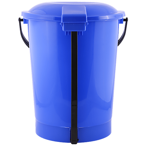 Buy Lapaz Pedal Dustbin Blue, High Quality Plastic, Sturdy, Durable Online at Best Price of Rs
