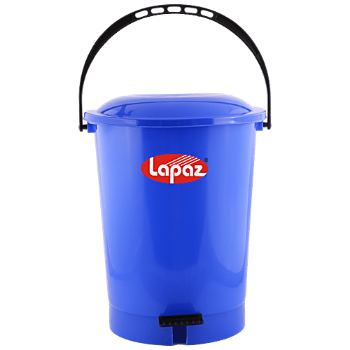 Buy Lapaz Pedal Dustbin Blue, High Quality Plastic, Sturdy, Durable Online at Best Price of Rs
