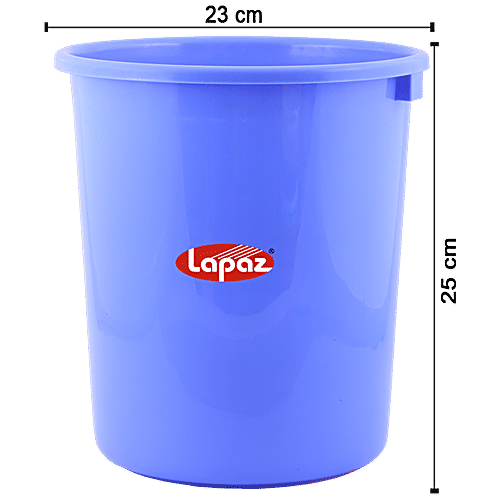 Buy Lapaz Waste Paper Bin Blue, High Quality Plastic, Sturdy, Durable