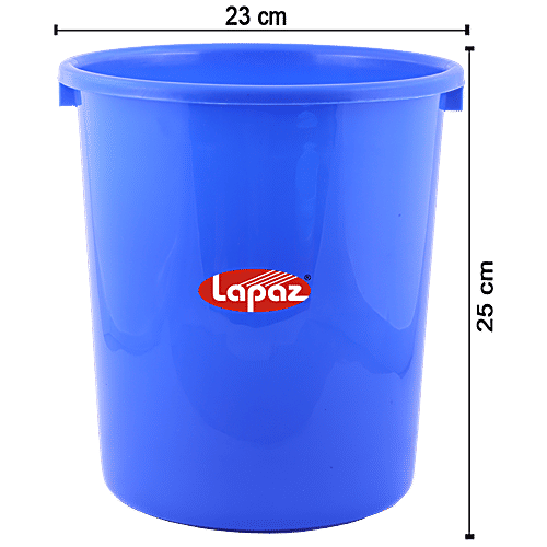Buy Lapaz Waste Paper Bin Dark Blue, High Quality Plastic, Sturdy