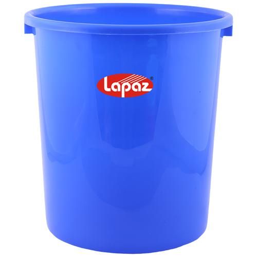 Lapaz Waste Paper Bin - Dark Blue, High Quality Plastic, Sturdy, Durable, 8 L  