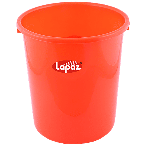 Buy Lapaz Waste Paper Bin Red, High Quality Plastic, Sturdy, Durable Online at Best Price of