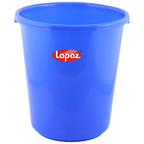 Buy Lapaz Waste Paper Bin Blue, High Quality Plastic, Sturdy, Durable Online at Best Price of