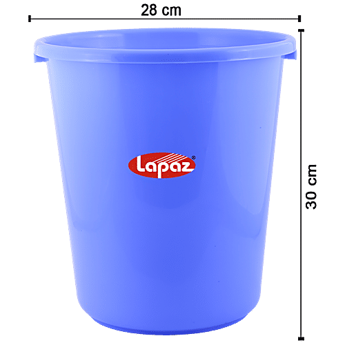 Buy Lapaz Waste Paper Bin Dark Blue, High Quality Plastic, Sturdy, Durable Online at Best