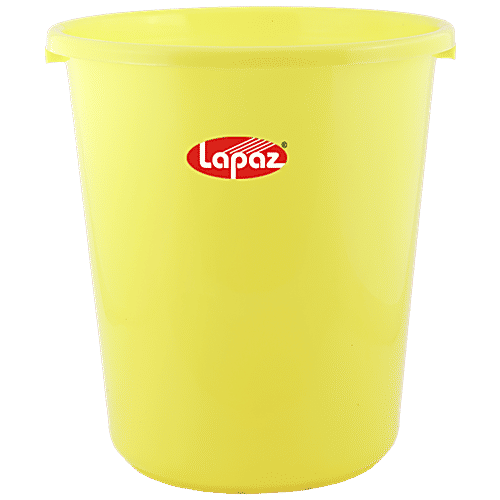 Buy Lapaz Waste Paper Bin Yellow, High Quality Plastic, Sturdy