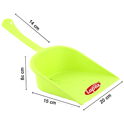 Buy Lapaz Dust Pan Deep, Green, High Quality Plastic, Strong, Durable