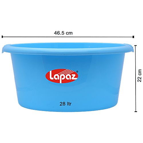 Buy Lapaz Basin/Tub Light Blue, Quality Plastic, Durable & Long