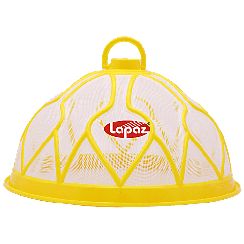 Lapaz Food Cover - Small, Plastic, Yellow, High Quality, 1 pc  