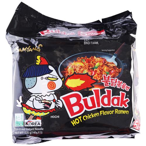 Samyang Buldak Instant Noodles - Hot Chicken Flavour Ramen, 140 g