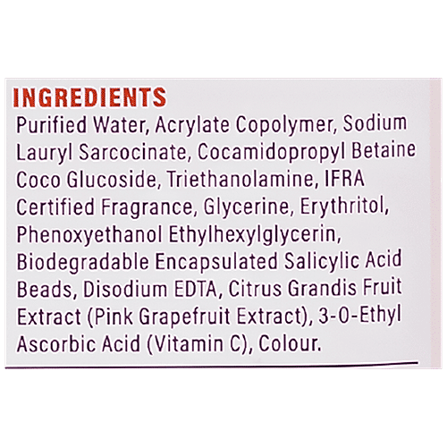 ST. Dvence The Citrus Burst Body Wash With Beads - Controls Body & Back Acne, Paraben Free, 300 ml  