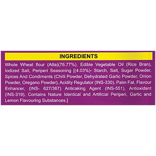 Daadi's Crispy Wheat Khakhra - Peri Peri, 180 g  