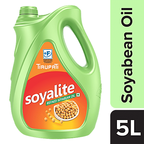 Buy Tirupati Lite Refined Soyabean Oil Rich Omega 3 & 6 Online at