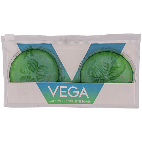 Buy Vega Cucumber Eye Gel Mask EM01 Reduces Puffy Eyes & Dark