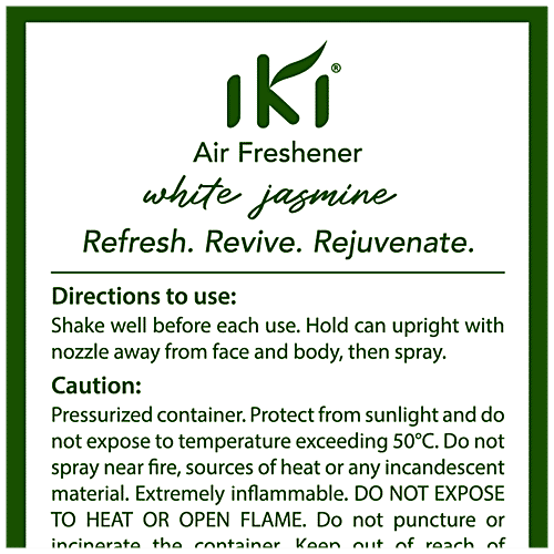 Buy IKI Air Freshener White Jasmine, Long Lasting Fragrance Online at