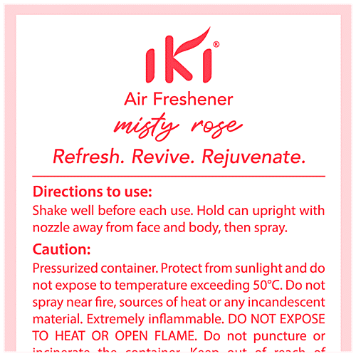 IKI Air Freshener - Misty Rose, Long Lasting Fragrance, 250 ml
