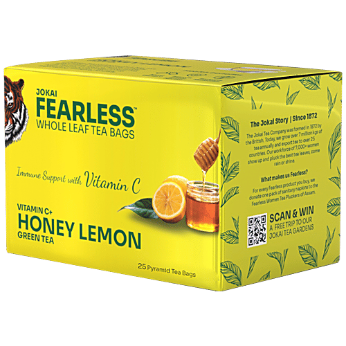 Buy FEARLESS TEA Vitamin C+ Honey Lemon Green Tea Whole Leaf Online at Best Price of Rs 135.85