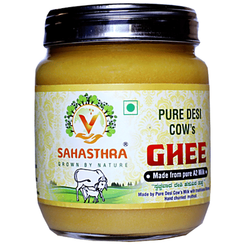 Buy Sahasthra Pure Desi A2 Cow Ghee Online at Best Price of Rs 1217.21