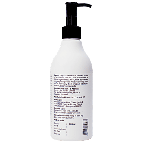 Crazy Owl - Your Skin Co. Witch Hazel Extract Hair Conditioner - Protects & Hydrates, Vegan, Paraben Free, 300 ml  