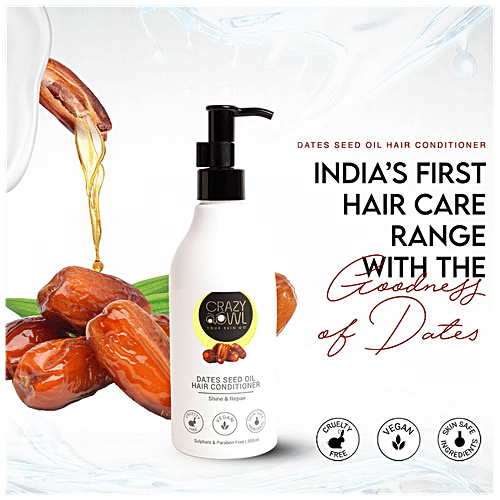 Crazy Owl - Your Skin Co. Witch Hazel Extract Hair Conditioner - Protects & Hydrates, Vegan, Paraben Free, 300 ml  