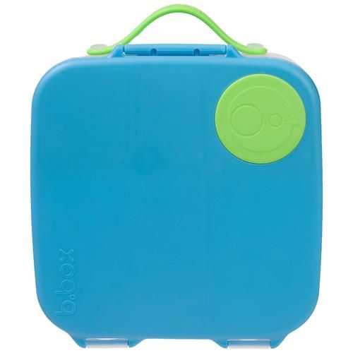 BBOX Lunch Box - Ocean Breeze Blue Green, Silicone, Leak-proof, Removable Divider, 2 L  