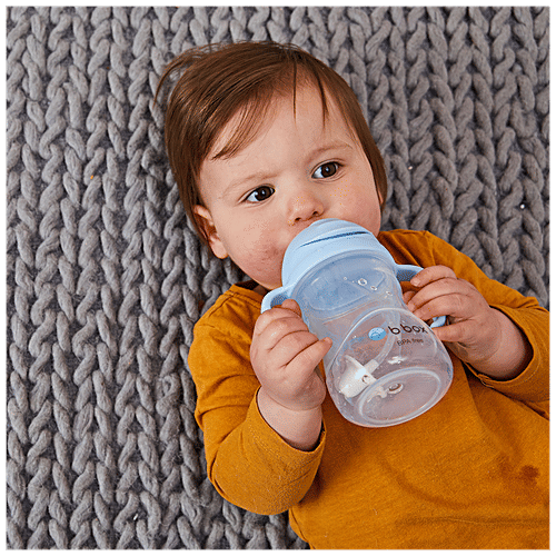 Buy BBOX Weighted Straw Sippy Cup Bubblegum Light Blue Online at Best