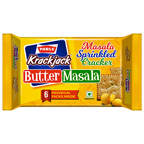 Parle Krackjack Butter Masala Biscuits, 307.8 g  