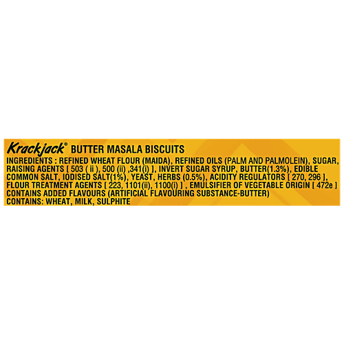 Parle Krackjack Butter Masala Biscuits, 307.8 g  